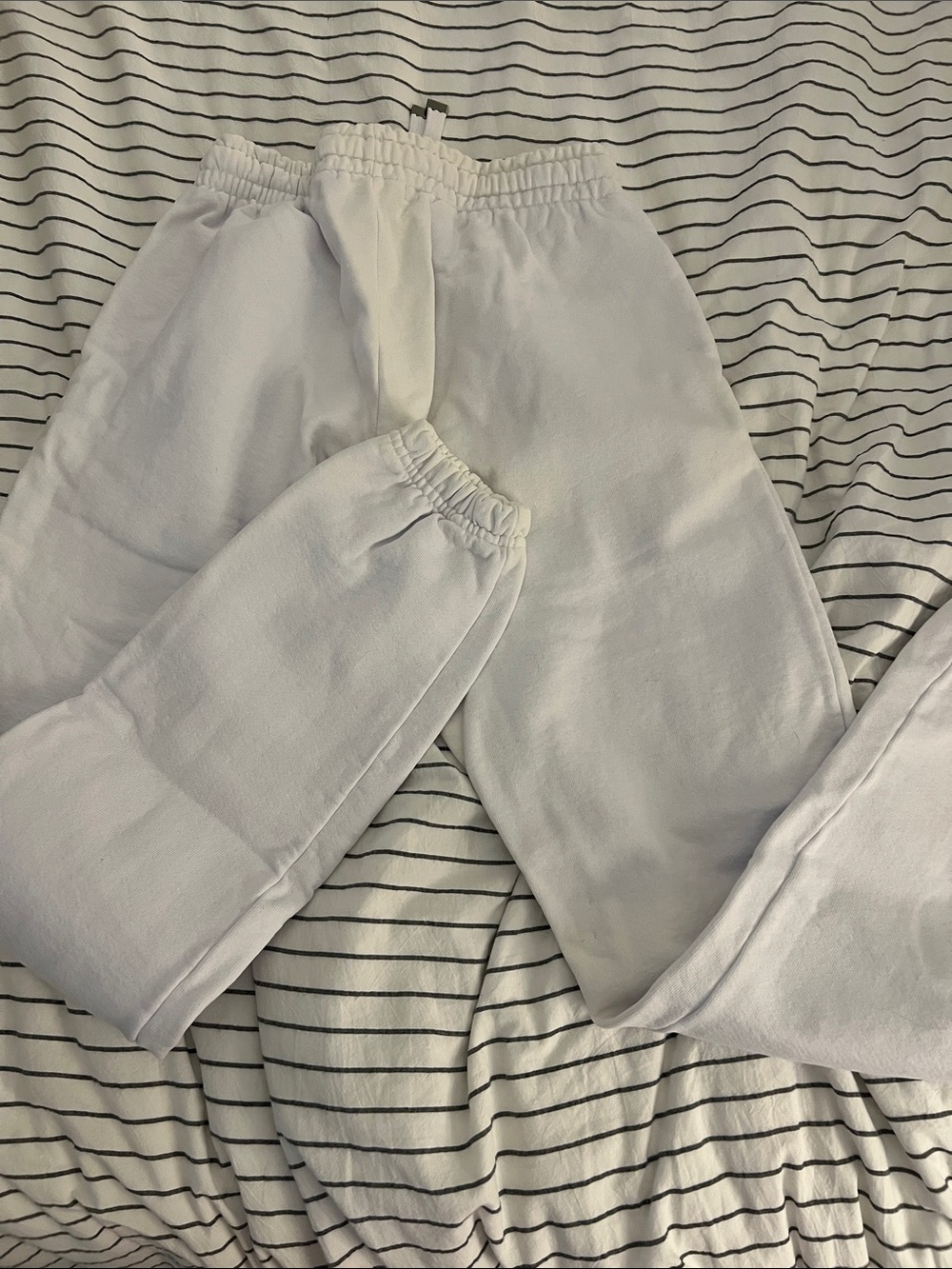 TALENTLESS White Drawstring Sweatpants - Picture 2 of 3